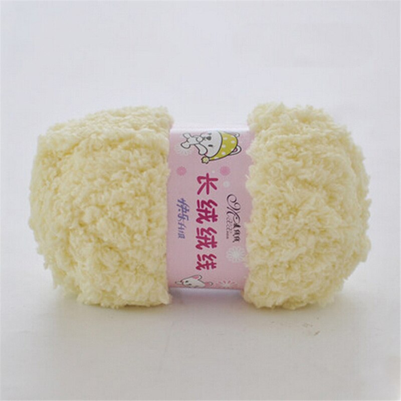 Soft Smooth Baby Wool Yarn Knitting Velvet Yarn Thick Fiber Cotton Crochet Yarn Hand Knitting Cashmere Yarn Thread: 671926
