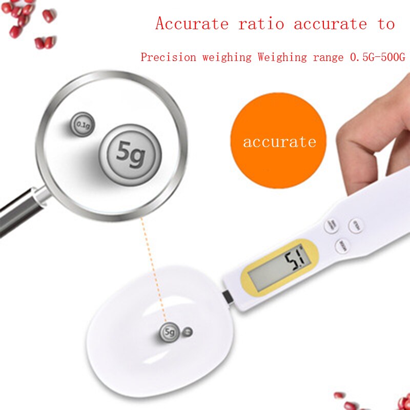 Nauwkeurige Digitale Meten Lepels Met Schaal Voor Koken Keuken Meten Lcd Display Schaal Koken Gereedschap