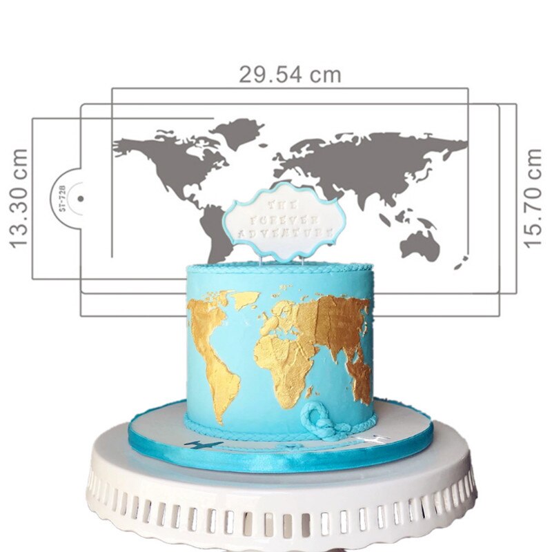 Plastic Cake Turntable Rotating Anti-skid Round Cake Decorating Stand Cake Rotating Table Plate Kitchen DIY Pan Baking Tool 1pcs: Mould