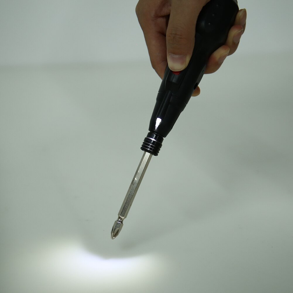 Manual Electric Screwdriver 5 in 1 Multi-use Power Strong Toughness Electric Portable Drill Hand Tool with LED Lamp
