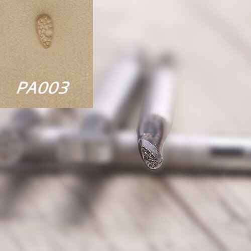 DIY Alloy Leather Printing Tool Working Saddle Making Tools Craft Stamps Set Carving for Leathers: PA003