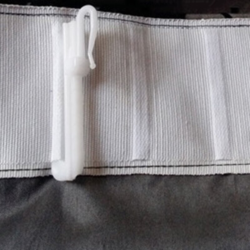 300 stuks plastic gordijnhaken stereo raam wit plastic verstelbare hoogte gordijn accessoires voor het ophangen aan het plafond