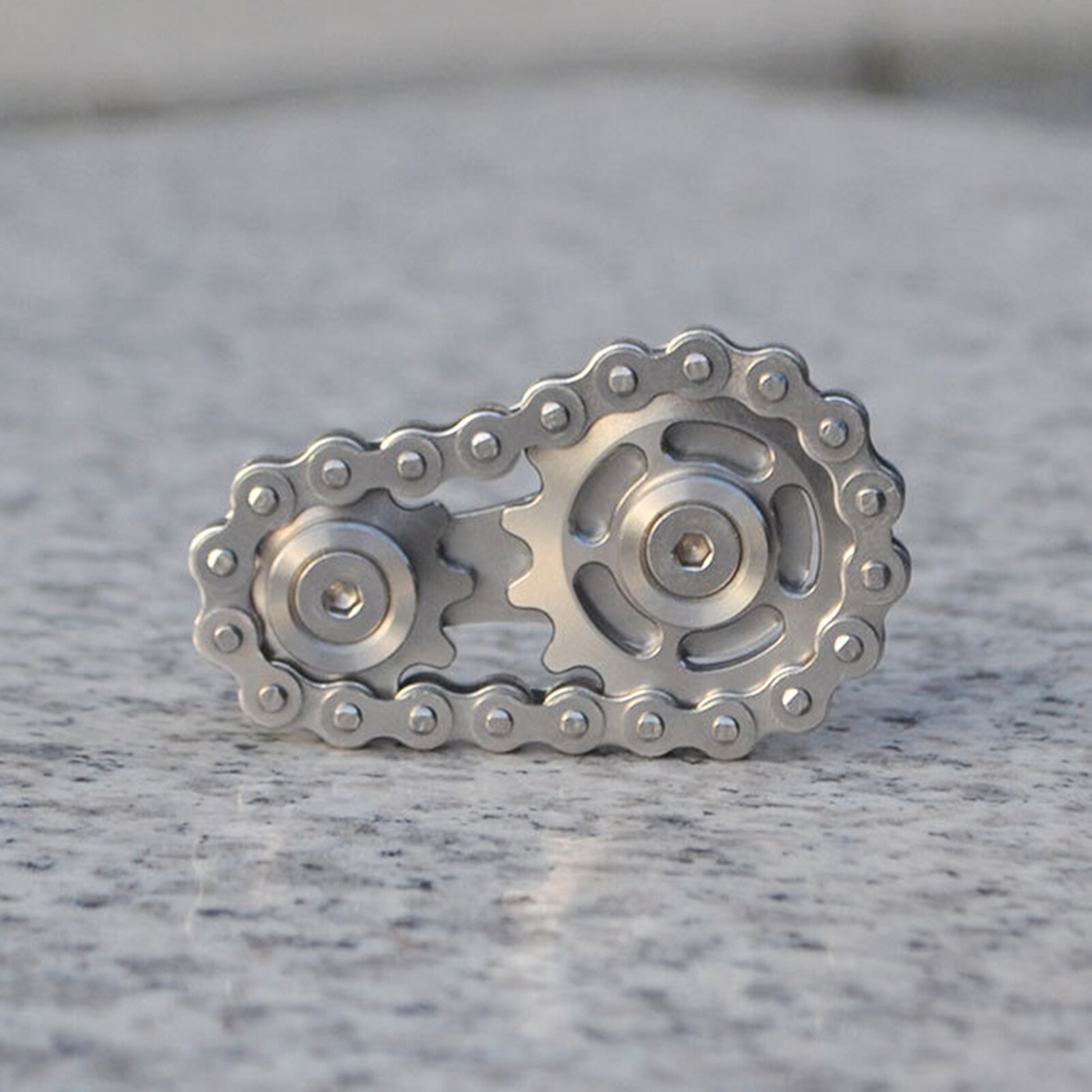 Tandwiel Metalen Vliegwiel Speelgoed Versnelling Keten Decompressie Vingertop Tol