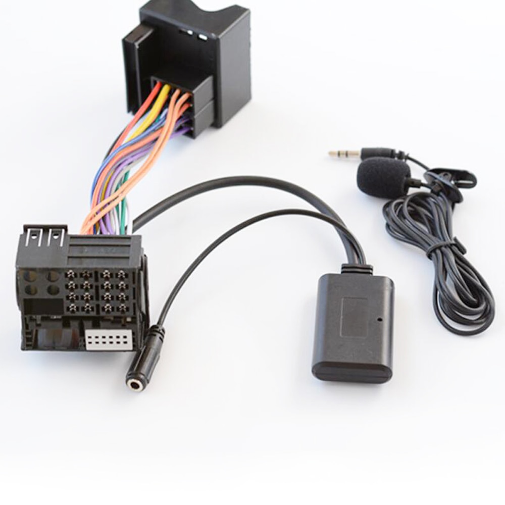 Biurlink Bluetooth 5.0 AUX Input Audio Adapter For BMW E60 E61 E63 E64 E87 E88 E81 E82 E90 E91 E92 E93 Handsfree Phone Calling