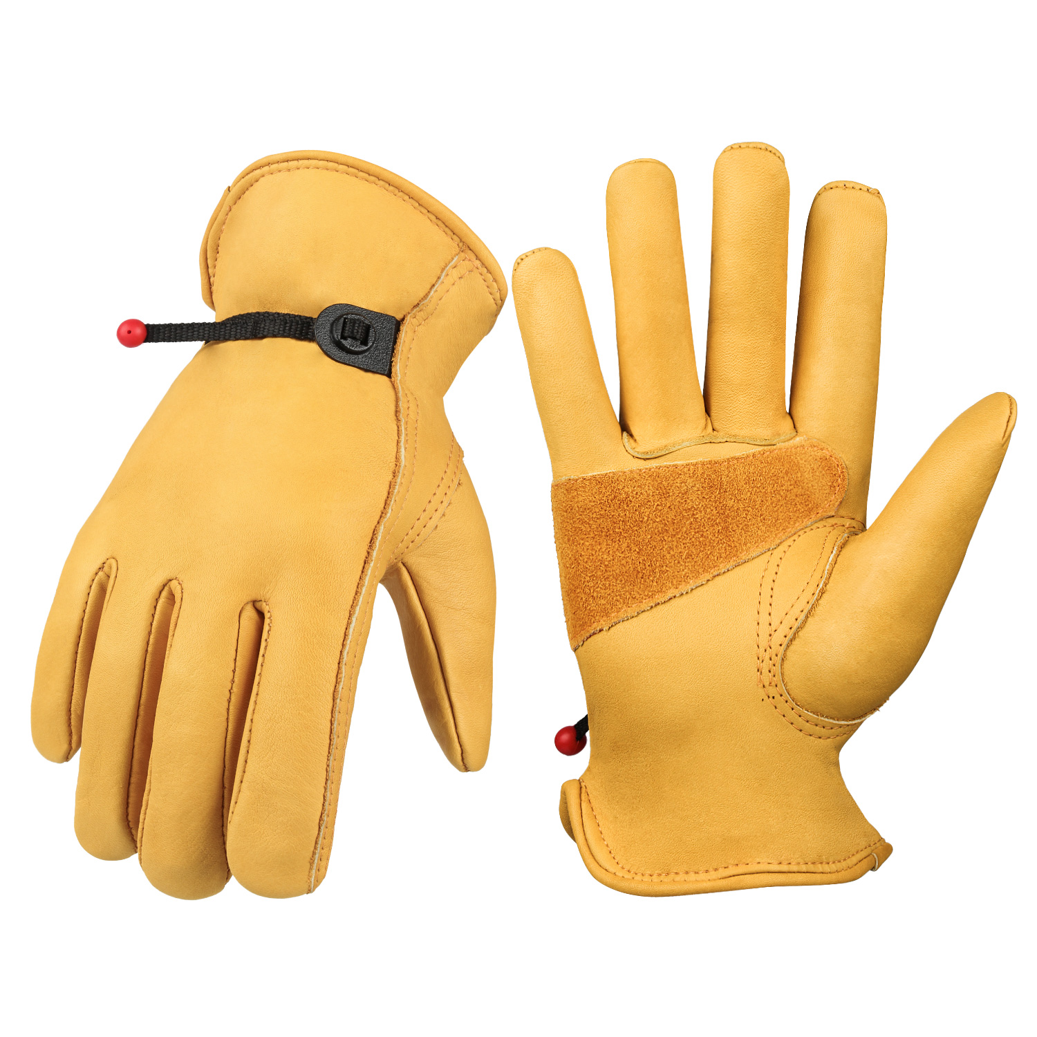 Rindsleder, Schweißen, Arbeitssicherheit, Schutz, Kuhhandschuhe, Wärmeisolierung, schnittfest, feuerhemmend, Holzofen, Kamin, Grill, Backen
