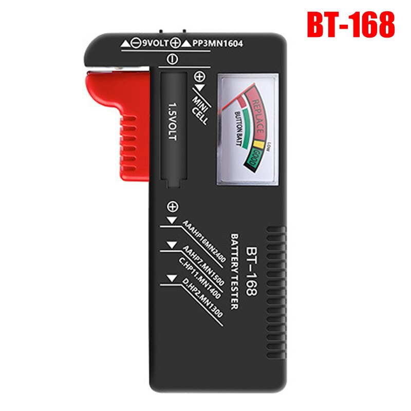 BT-168 Digital Battery Capacity Tester Universal BT168 Battery Tester AA/AAA//9V/1.5V Battery Testing Tool тестер аккумулятора: BT-168