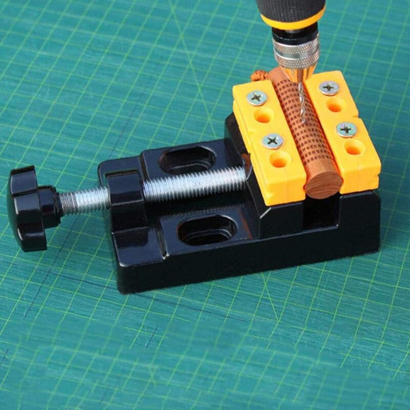 Mini Flat Clamp Table Jaw Bench Clamp Drill Vice Opening Table Vise Universal Mini Bench Vise Clamp Carving Fixed Tools