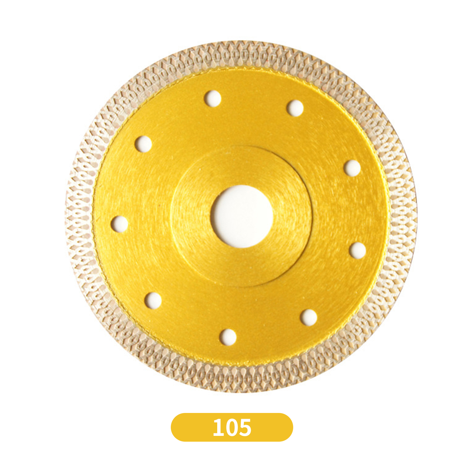 105/115/125Mm Turbo Diamant Zaagblad Disc 3 Maten Voor Diamant Hout Snijden Disc Keramiek porselein Tegels Haakse Slijper: 125mm / Goud