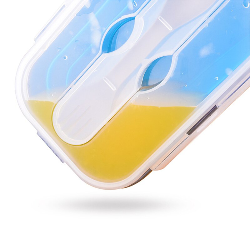 900Ml Siliconen Folding Lunch Box Inklapbare Draagbare Bento Box Magnetron Servies Voedsel Container Kom Voor Kinderen Volwassen Trip