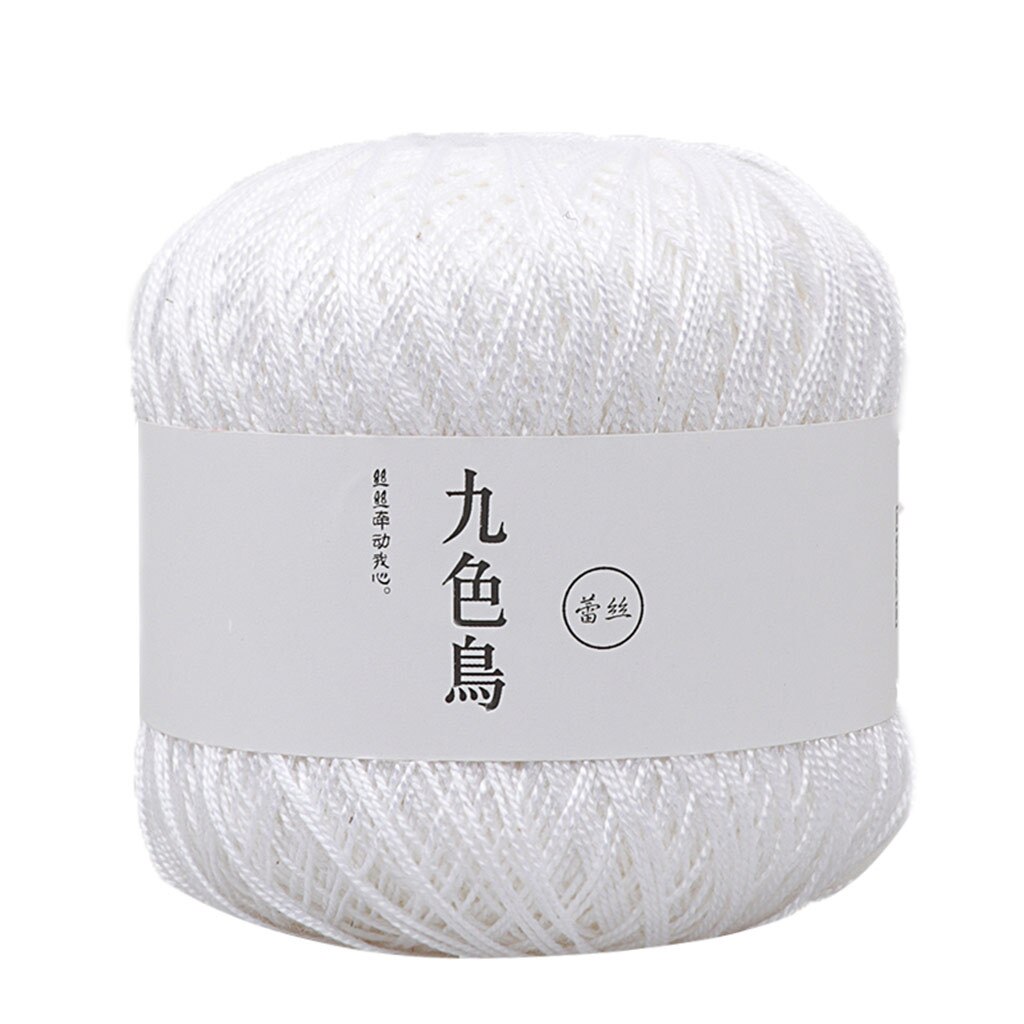 Fil de dentelle bricolage coton tissé fil de coton fin fil de Crochet 8ème