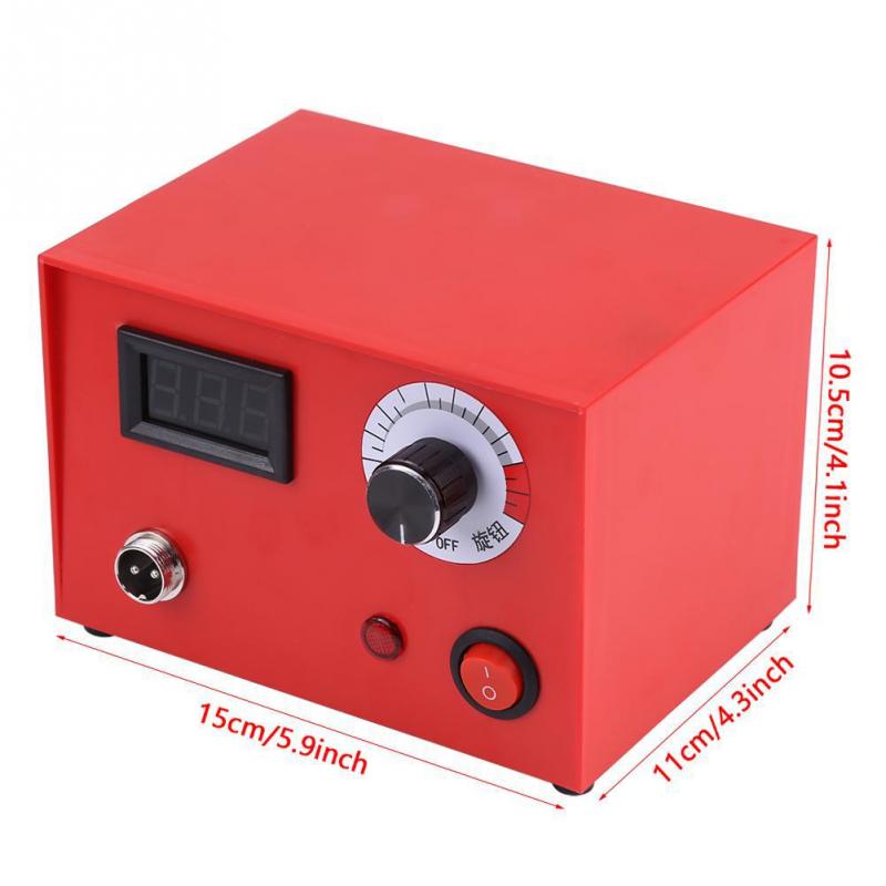 Digital 50W Pyrography Pen Machine Kit Wood Burning Pen Crafts Tools Tips Holder Welding Tools,Us Plug