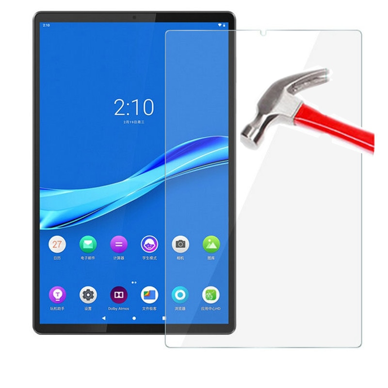 Protetor de Tela De Vidro temperado para Lenovo Tab M10 Plus X606F X505F X306F E10 P10 10.1 M8 M7 Tab 4 8 10 Além de filme De Vidro