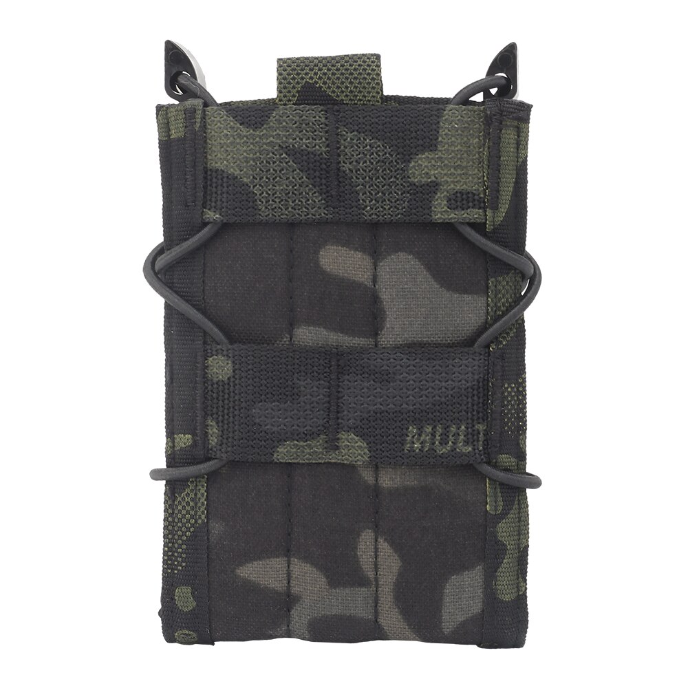 Bolsa táctica para cargador AK AR M4 AR15, para Rifle Pitol Molle Mag, para caza CS, 5,56: Color azul
