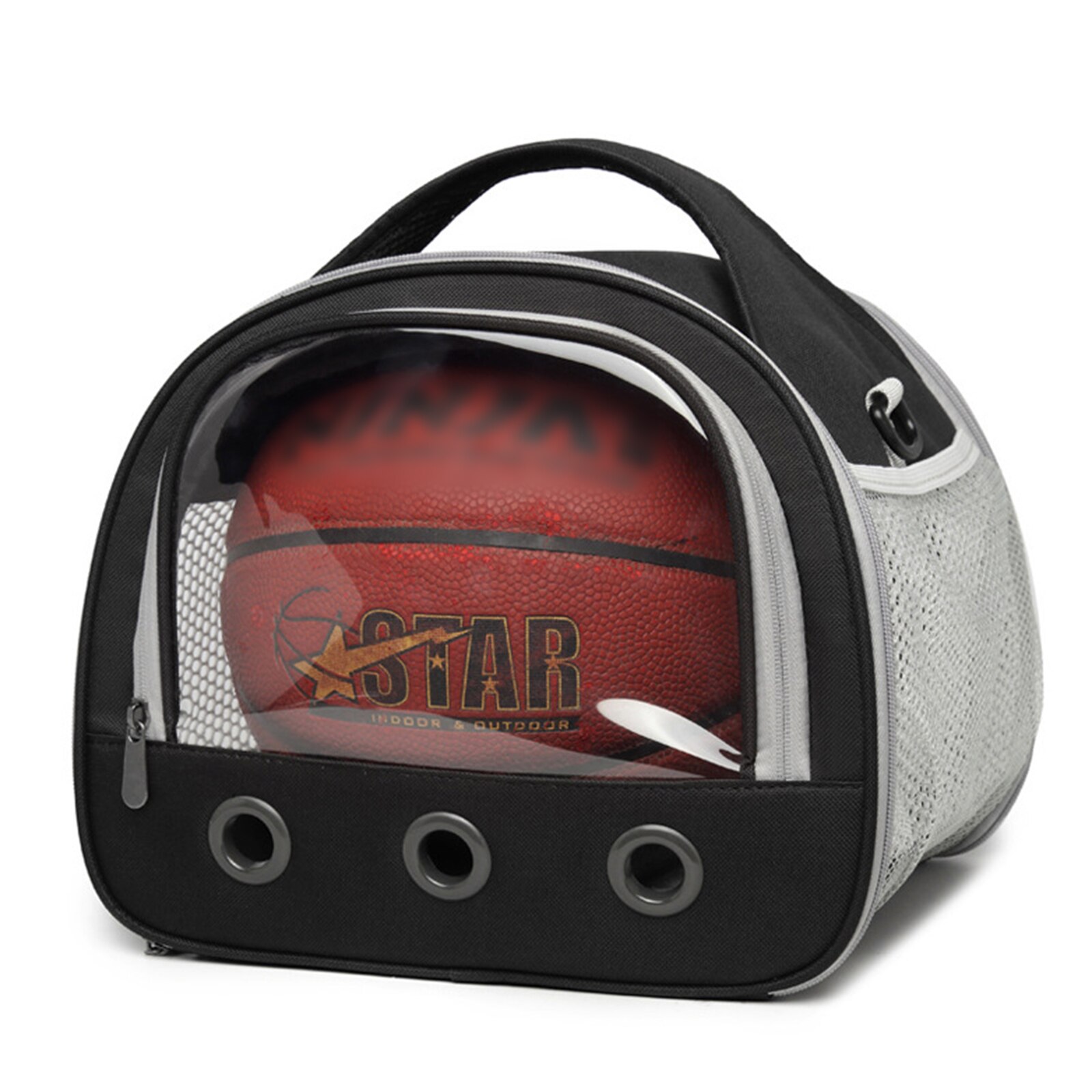 Small Animal Carrier Bag Portable Guinea Pig Travel Carrier Cage with Transparent Window for Bird Rat Guinea Pig Squirrel