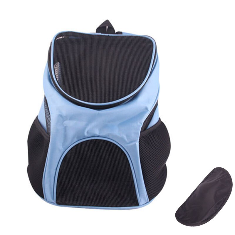 Foldable Pet Bag Carrier Dog Cat Outdoor Backpack Chest Bag Breathable Pets Outing Carrying Portable Zipper Mesh Pet Out Bag