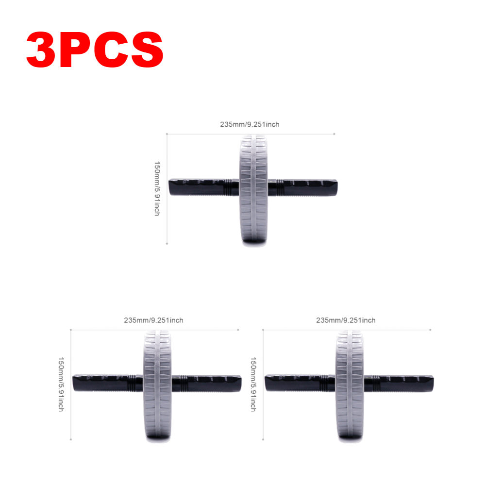 1-5 pces treino ab rolo sem ruído treinador abdominal antiderrapante rolo abdominal fortalecer equipamentos de exercício muscular para ginásio em casa: Azul