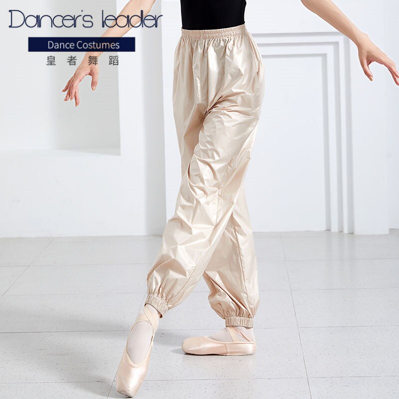 Ballett warm-hoch Hosen Erwachsene tanzen Körper Ausbildung Hosen Yoga Abnehmen Dünne Weiche Atmungsaktive Schweiß Hosen: Gold / M