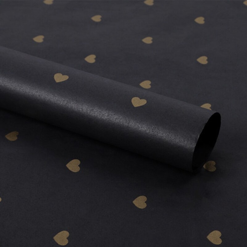 Floral Packaging Material Handmade Wrapping Paper Dot Star Pattern Love DIY Craft: 02