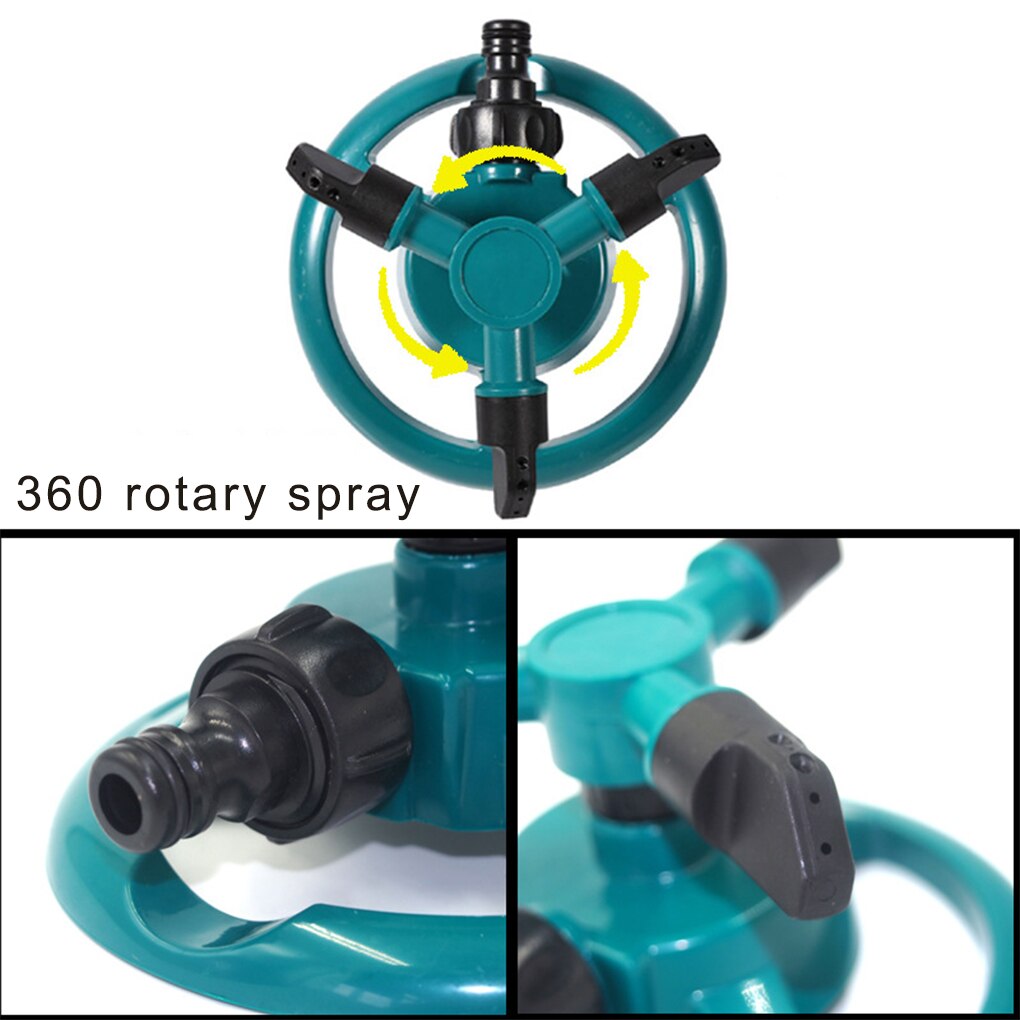 Garden Lawn Sprinkler 360° Automatic Rotating Water Sprinkler For Yard Lawn Water Gun Water Sprayer Gardening Tools Equipmen