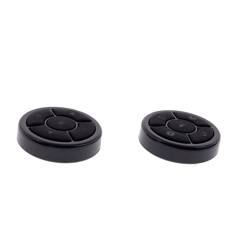 Botón de Control de volante de coche inalámbrico Universal, 10 teclas, para música, DVD inalámbrico, navegación GPS, botones de Control remoto negro