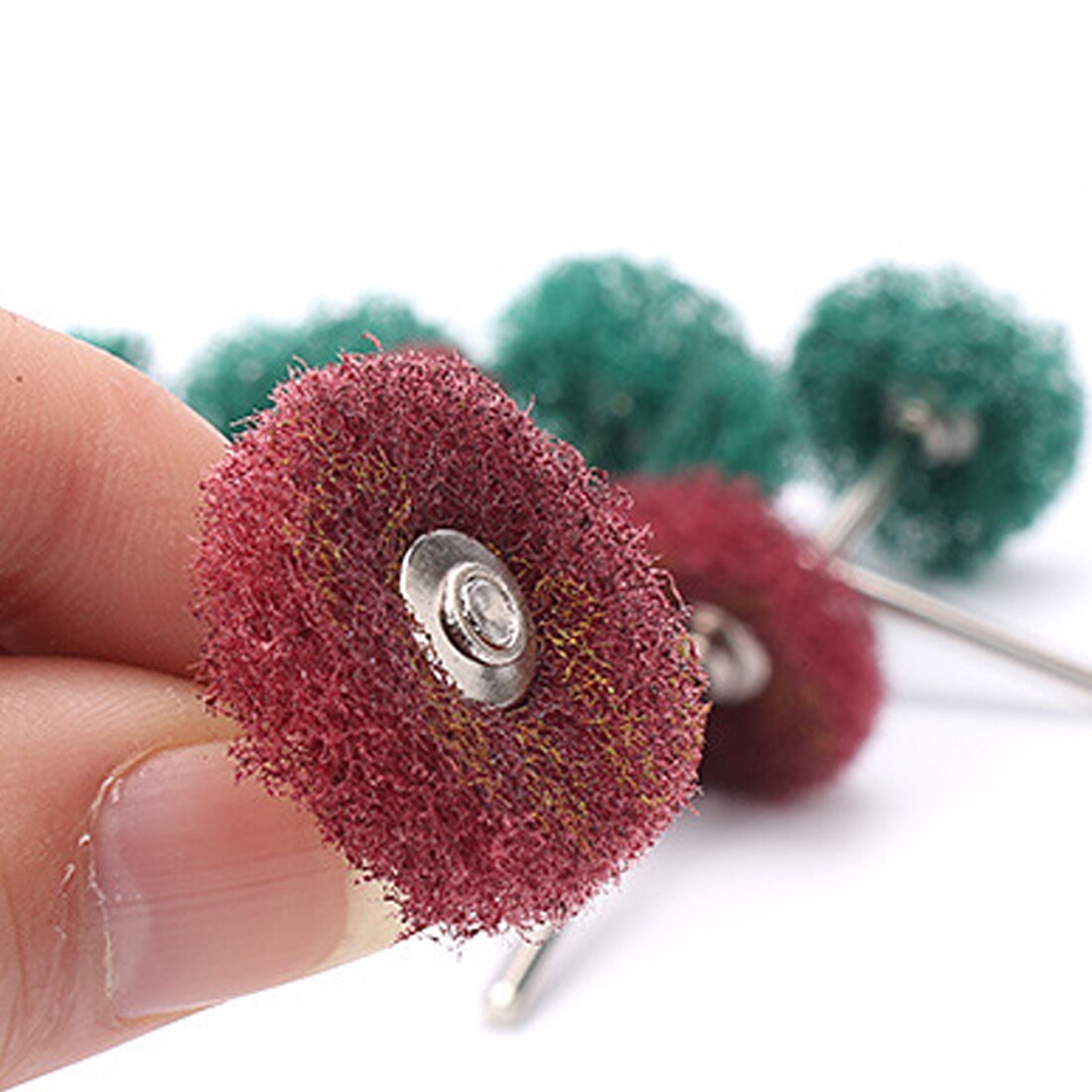 Polishing Wheel 10pcs/20pcs Buffing Pad Brush Jewelry Metal Micro-Electronic Dremel Accessories Rotary Tools Nylon Polishing Pad