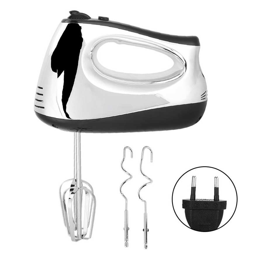 Handheld Electric Food Mixer 5 Speeds Kitchen Dough Blender Egg Beater Multifunctional Food Processor EU Plug 220V 350W