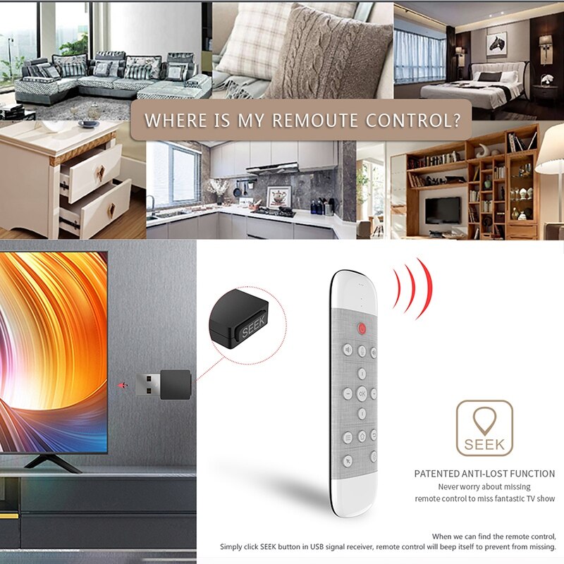 Q40 Air Flying Squirrel, 2.4G Wireless Mini Keyboard, IR Learning Remote Control with Voice Control Function, TV Box