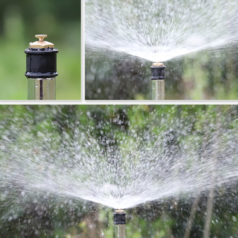 Snelle 1pc messing verstelbare gazonsproeier irrigatie tuinbouw verneveling micro-sproeikop tuinsproeier apparatuur
