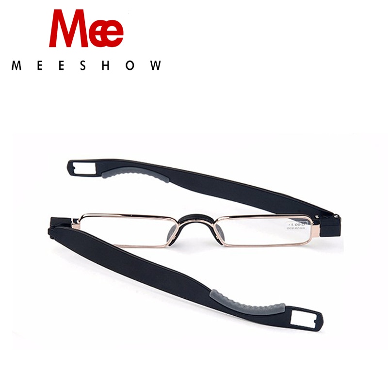 Pod lunettes de lecture TR90 résine lentille hommes femmes acier inoxydable lecture eye ward 360 Flex + 1.0 ~ + 3.5 boîtier d'alimentation inclus 6112