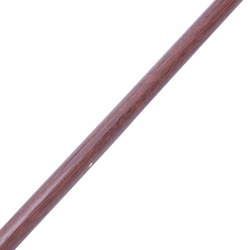 Extendable Telescopic Spring Loaded Net Voile Tension Curtain Rail Pole Rods,55~90Cm,Wood color