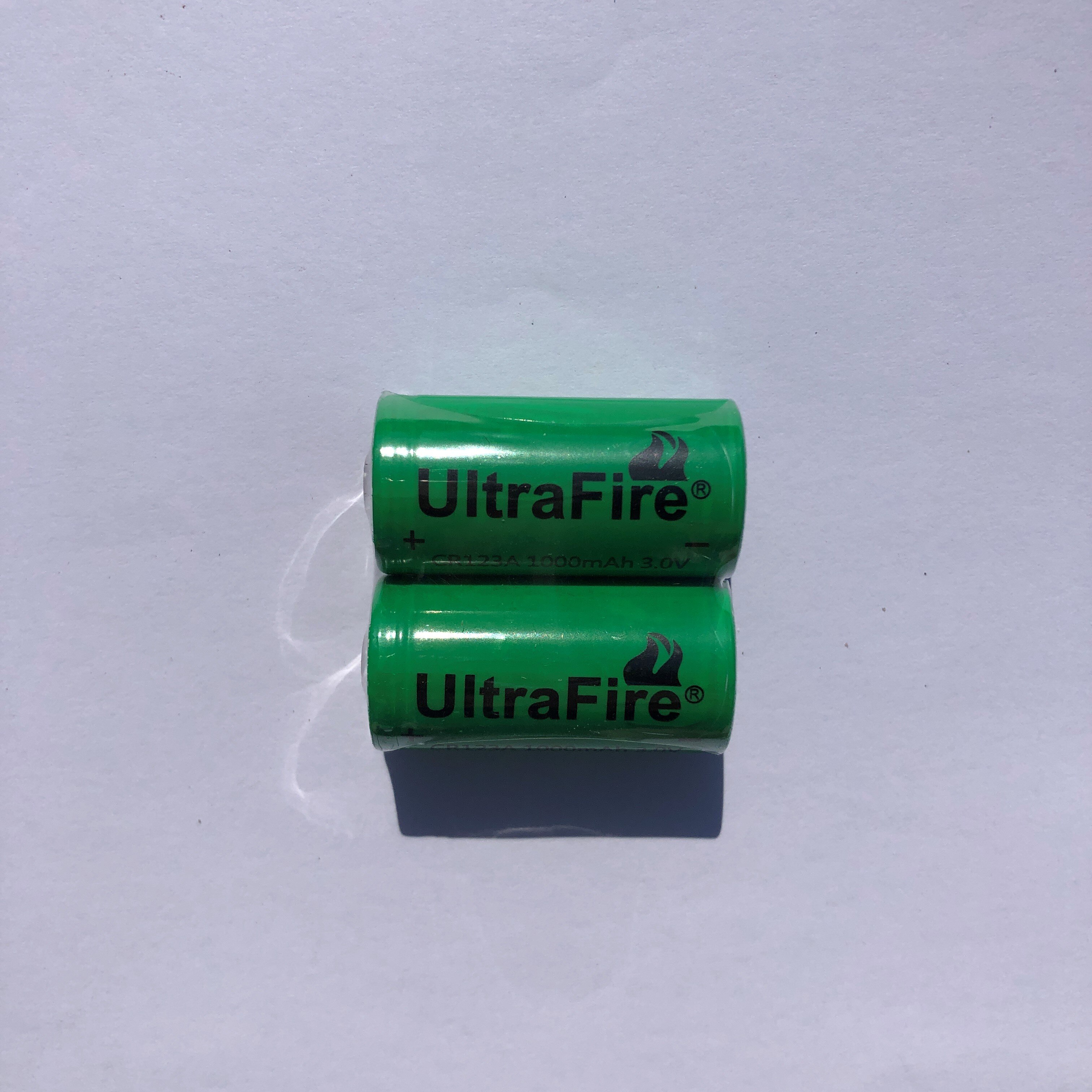 2 -10 pcs. 3V CR123A 16340 1000mah rechargeable battery , digital camera, made a special battery: 2PCS battery