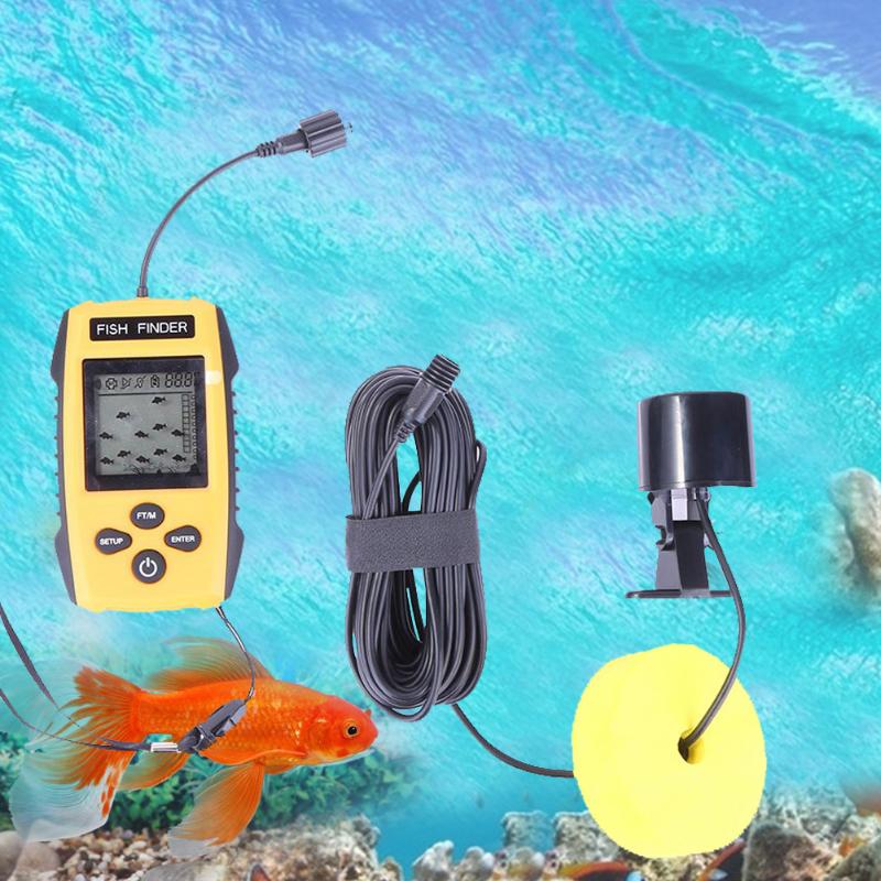 100m 200KHz Portable Underwater Sonar Fish Finder Detector Wireless Sonar Fishing Underwater Camera Deeper Depth Cam Transducer