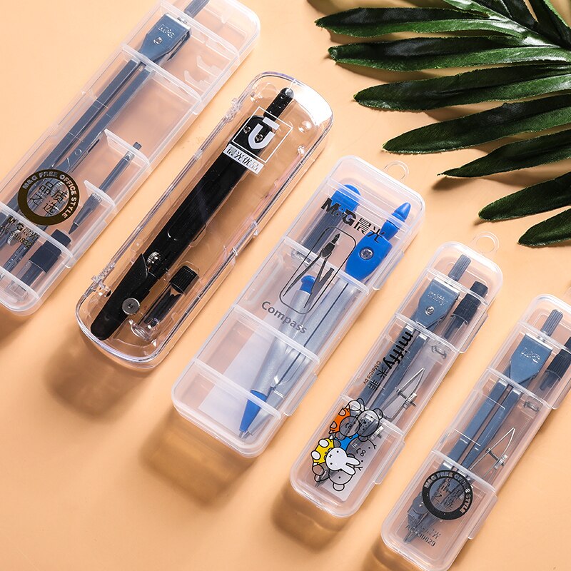M&G Stainless Compass Multifunctional Metal Drafting Drawing Math Geometry Circles Tool Durable School Stationery Supplies