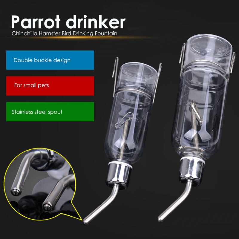 Fågelskål papegoja matskål 180/350ml drickande husdjur fågel tillbehör för husdjur fågelbad husdjursmatare matare papegoja vattenlåda