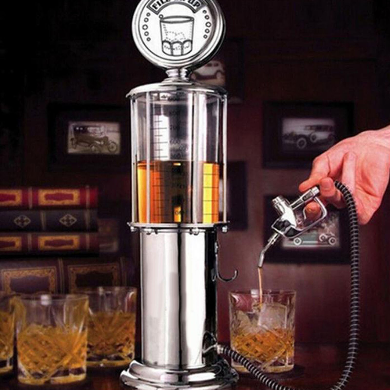 900Ml Drank Bier Alcohol Gun Pomp Benzinestation Bar Familie Bier Drank Water Sap Dispenser Machine Drinkgerei Gun pomp