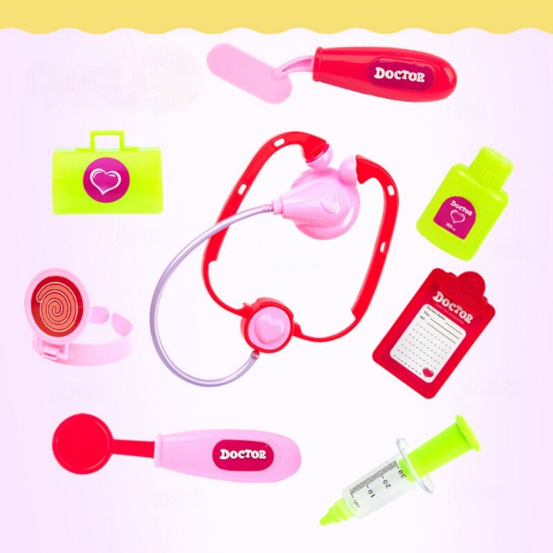 Læge legetøj børn familie læge lege sæt simulering medicin boks foregive lege legetøj stetoskop læge børn