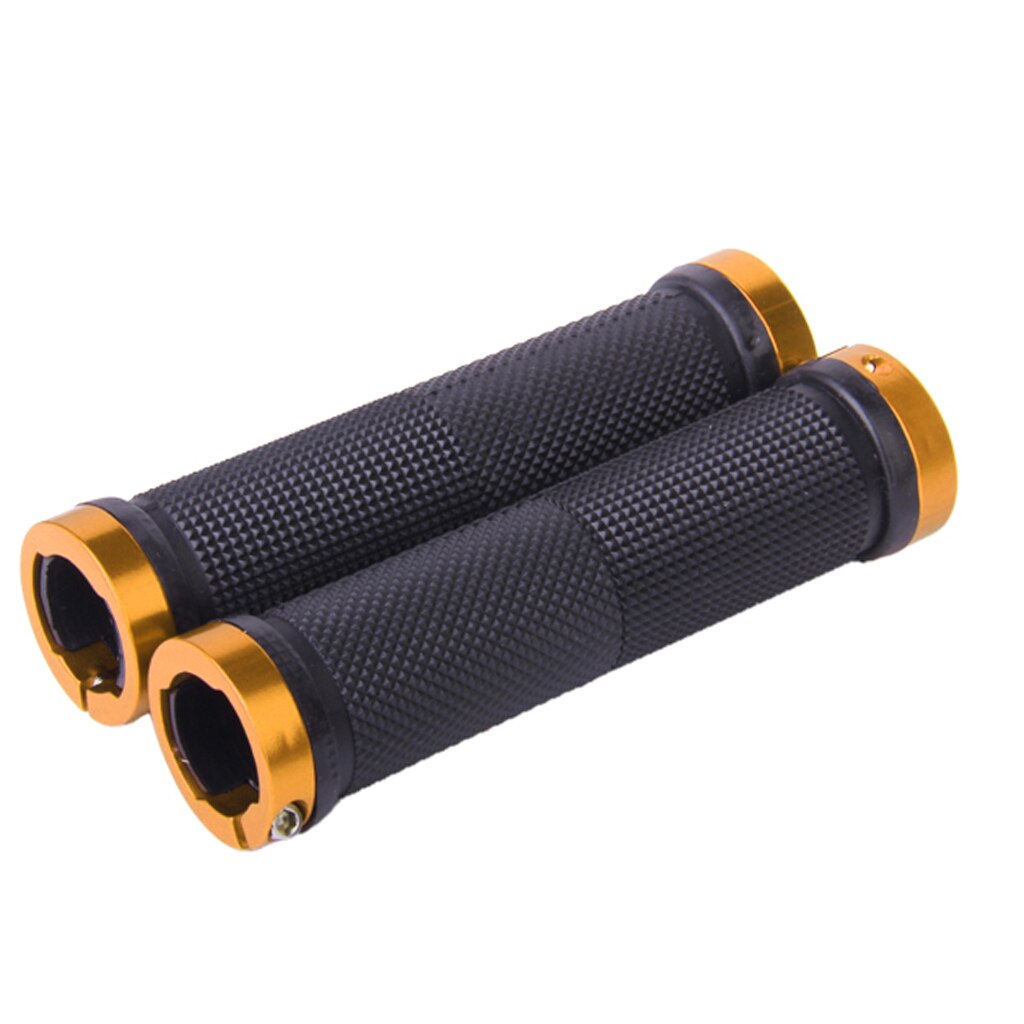 BIke Bicycle Grips Bicycle Handlebars Handlebar Road Double Lock Handle Aluminum Alloy On Cycling Handlebar Hand Cover: Golden