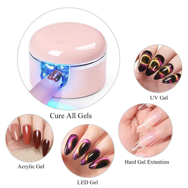 Sneldrogende Nagels Uv Lamp Nail Lamp Led Uv Led Lamp Mini Ongles Materieel Professionnelle Nail Droger TSLM1