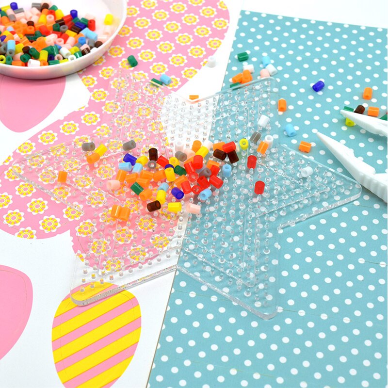 5 Pcs Nail Board Hama Kralen Water Mist Kralen Set Hama Kralen Speelgoed Diy Kralen Gereedschap Onderwijs Puzzel Template kinderen Speelgoed