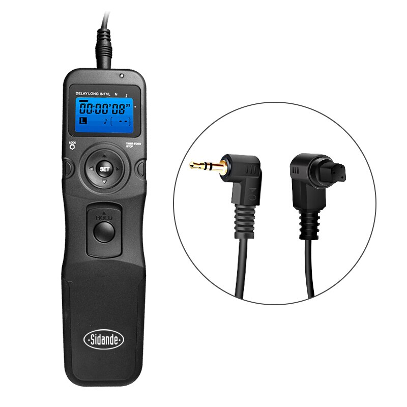 Sidande RS-7100LCD Timer Shutter Release Remote Control for Canon EOS 1300D 1100D 1200D 1000D 100D 350D 500D 550D 650D 700D 750D: RST7100C