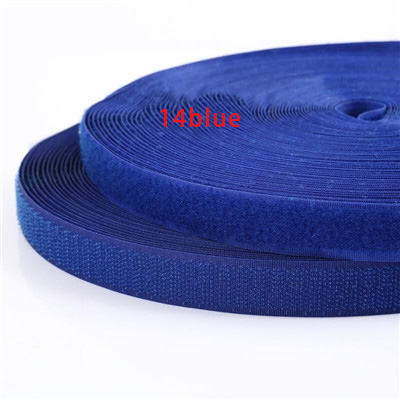2cm * 1M Magic Tape Adhesive Verschluss DIY Polyester Nylon Haken Schleife Band Verschluss Nähen Zubehör Klittenband Keine kleber: 14 blue