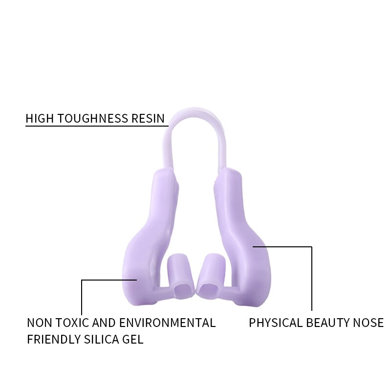 Slaap Nose Clip Anti Snurken Aid Siliconen Slaap Apparaat Slaap Lade Slapen Aid Apneu Guard Night Apparaat Neus Adem Met case