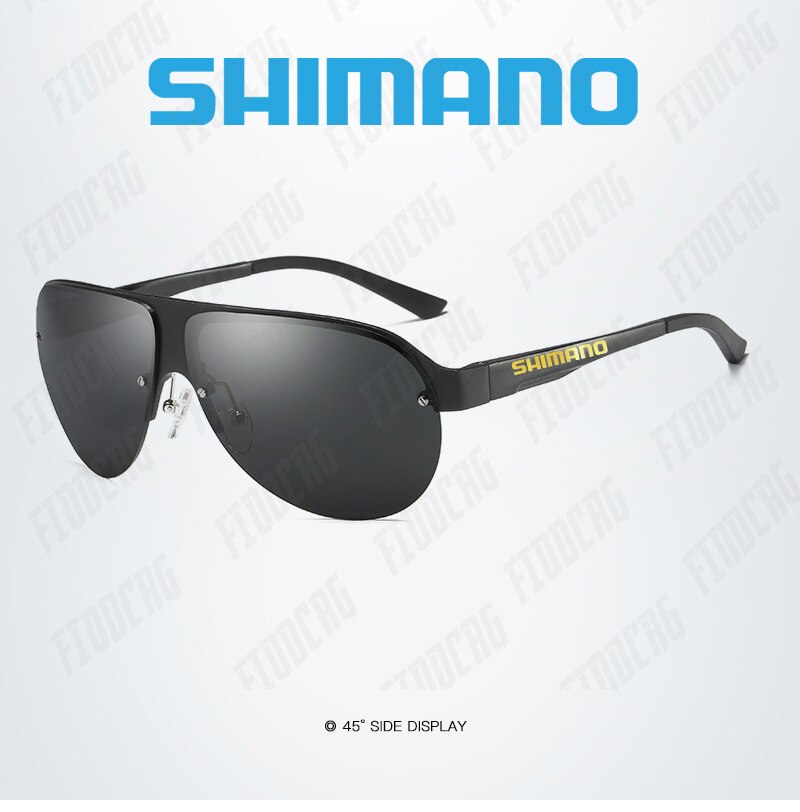 Shimano Outdoor Sport Zonnebril Mannen Gepolariseerde UV400 Spiegel Shades Zonnebril Voor Mannen Mannelijke Vissen Rijden Heren Zonnebril