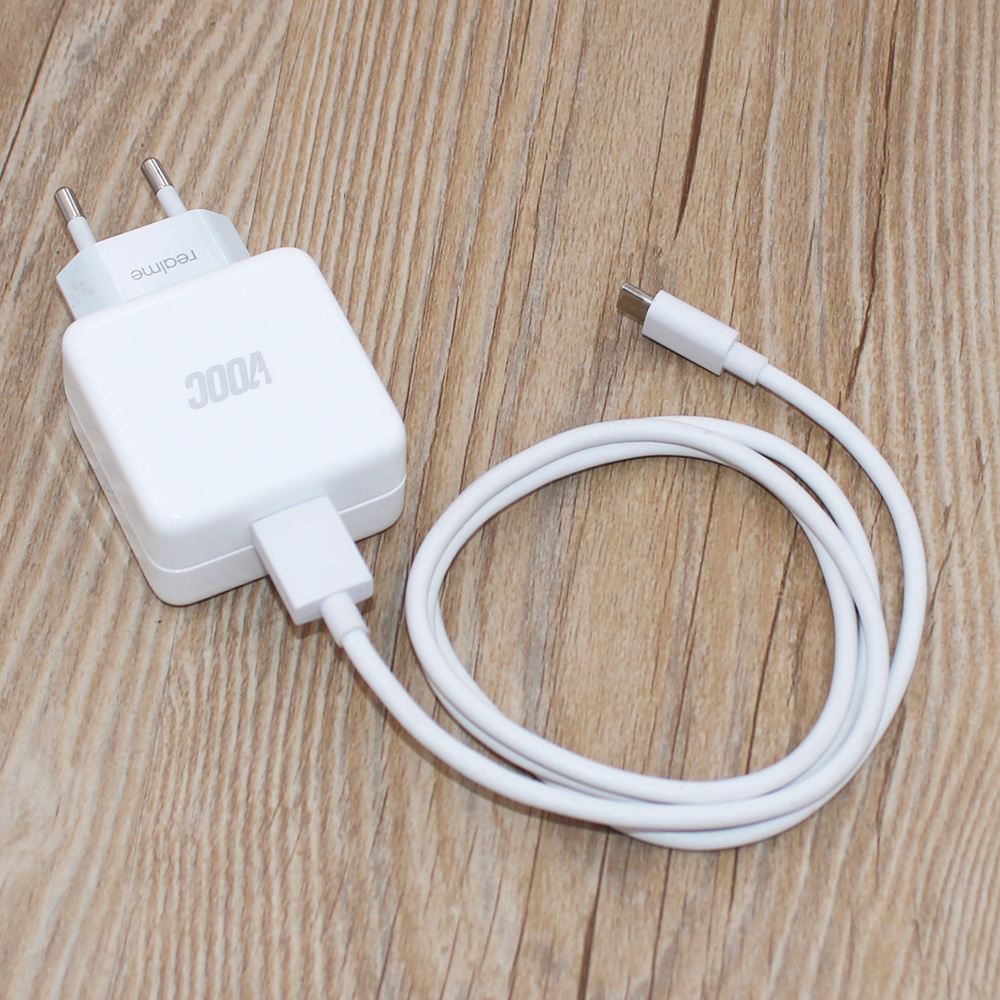 Realme 5V 4A Charger QC3.0 Fast Charging Travel Adapter EU Plug For VOOC 6s V5 V15 V11 Q3s Q2 X50 X7 X2 Pro 1M USB Type C Cable