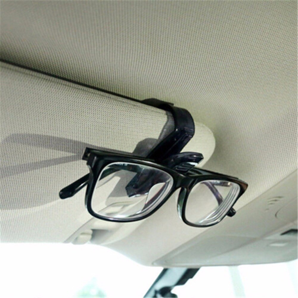 Auto-Brillenhalter für Sonnenblende, Sonnenbrillenhalter, Brillen-Clip-etui, universeller Auto-Visier-Brillen-Fahrkarte-Karten-Clip-Organizer