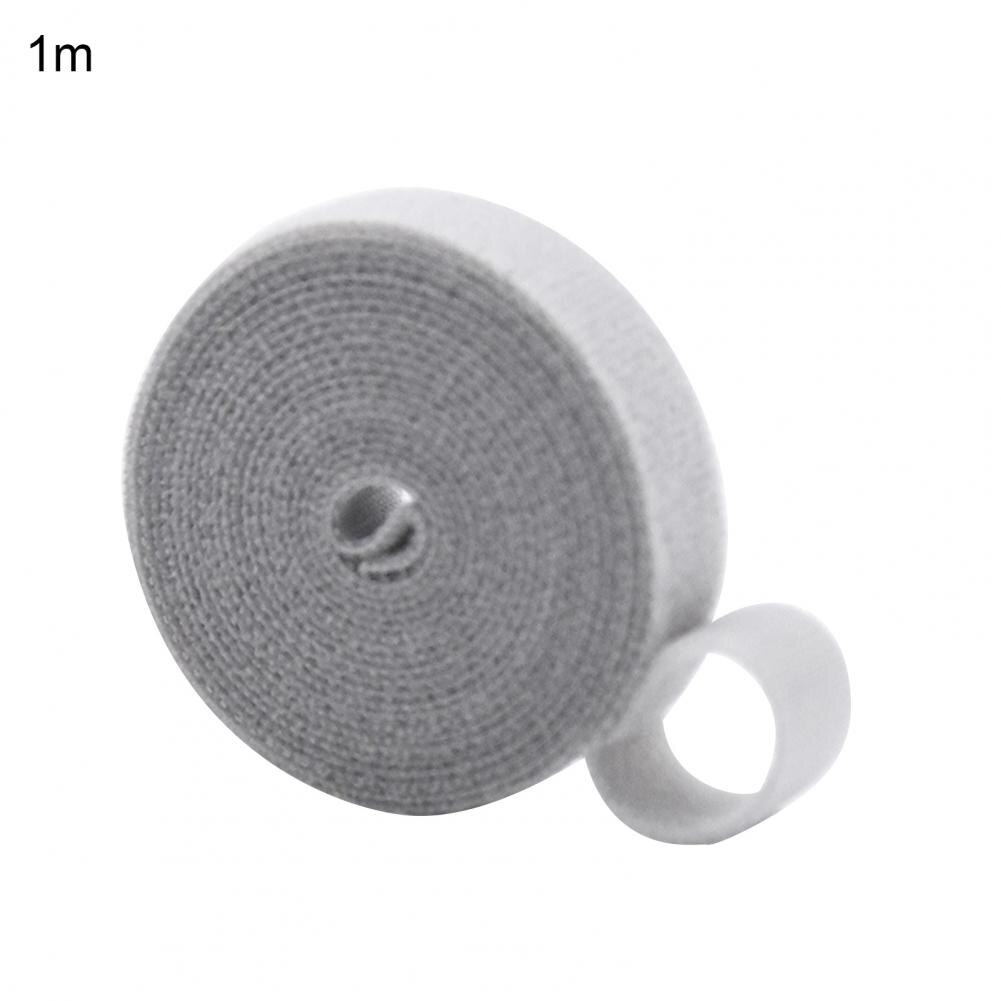 1 Roll Cuttable Ribbon Strap Multi-use Nylon Twist Strap Portable Tie Strap Ribbon Practical Line Organizer for Garden: 5m / Grey
