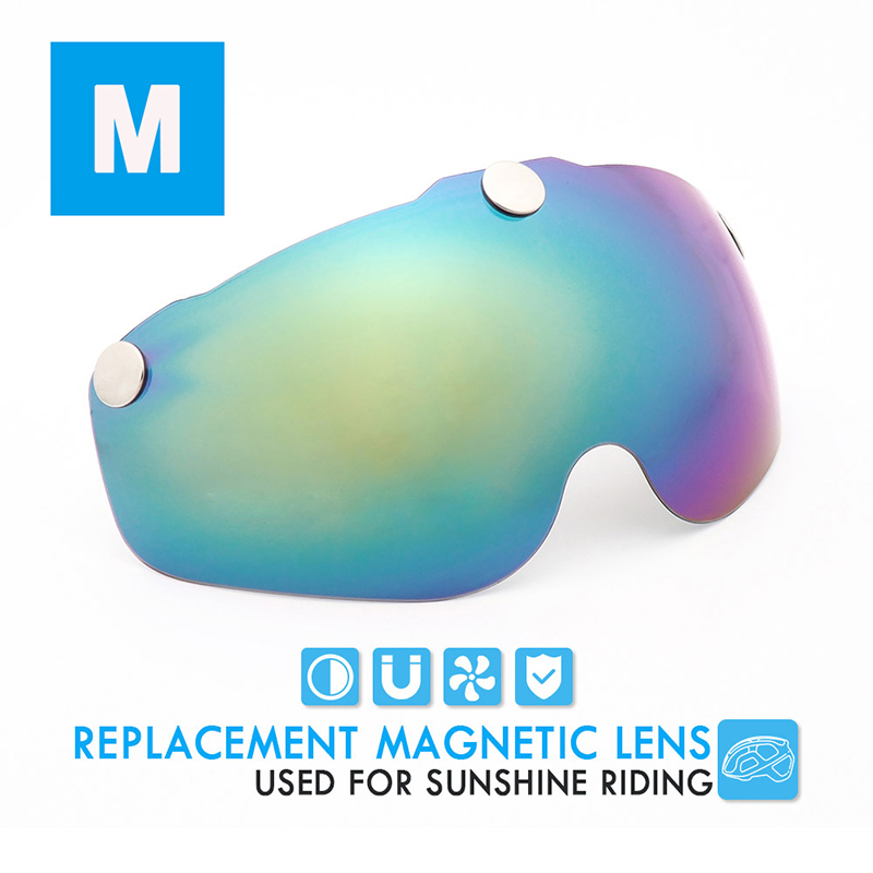 VICTGOAL Bike Helmet Photochromic Lens Magnetic Lenses Bicycle Polarized Goggles Sports Sunproof Glasses MTB Cycling Accessories: Clear