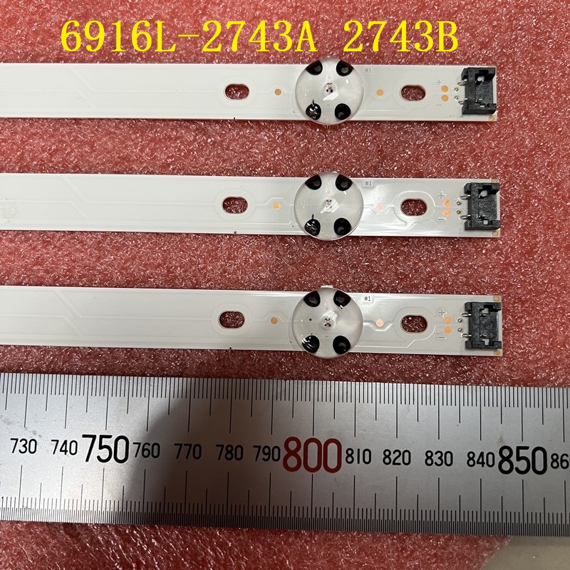 3 kpl/sarja led-taustavalonauha  lg 43 lh 5100 43 lh 615v 43 lh 7500 43 lh 604v 43 lh 570v 43 lh 590v 43 lh 510v 43 lh 5700 43 lw 540s 43 lk 5100 pla