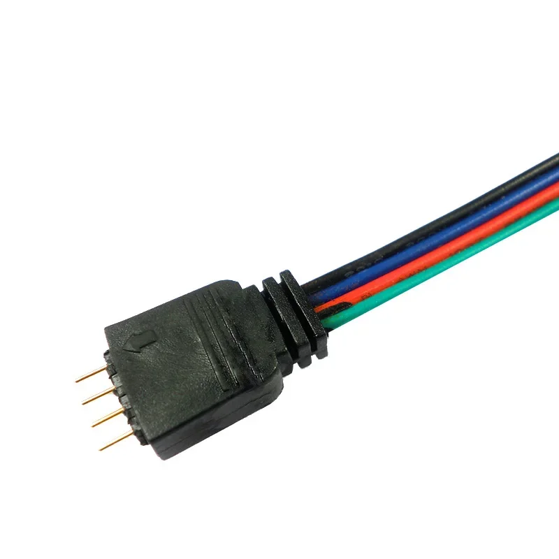 5 stks 15 CM 4Pin Connector Kabel Man Vrouw Geen Behoefte Solderen Quick Draad voor 4PIN 10 MM RGB COB SMD LED Strip Licht naar Controller