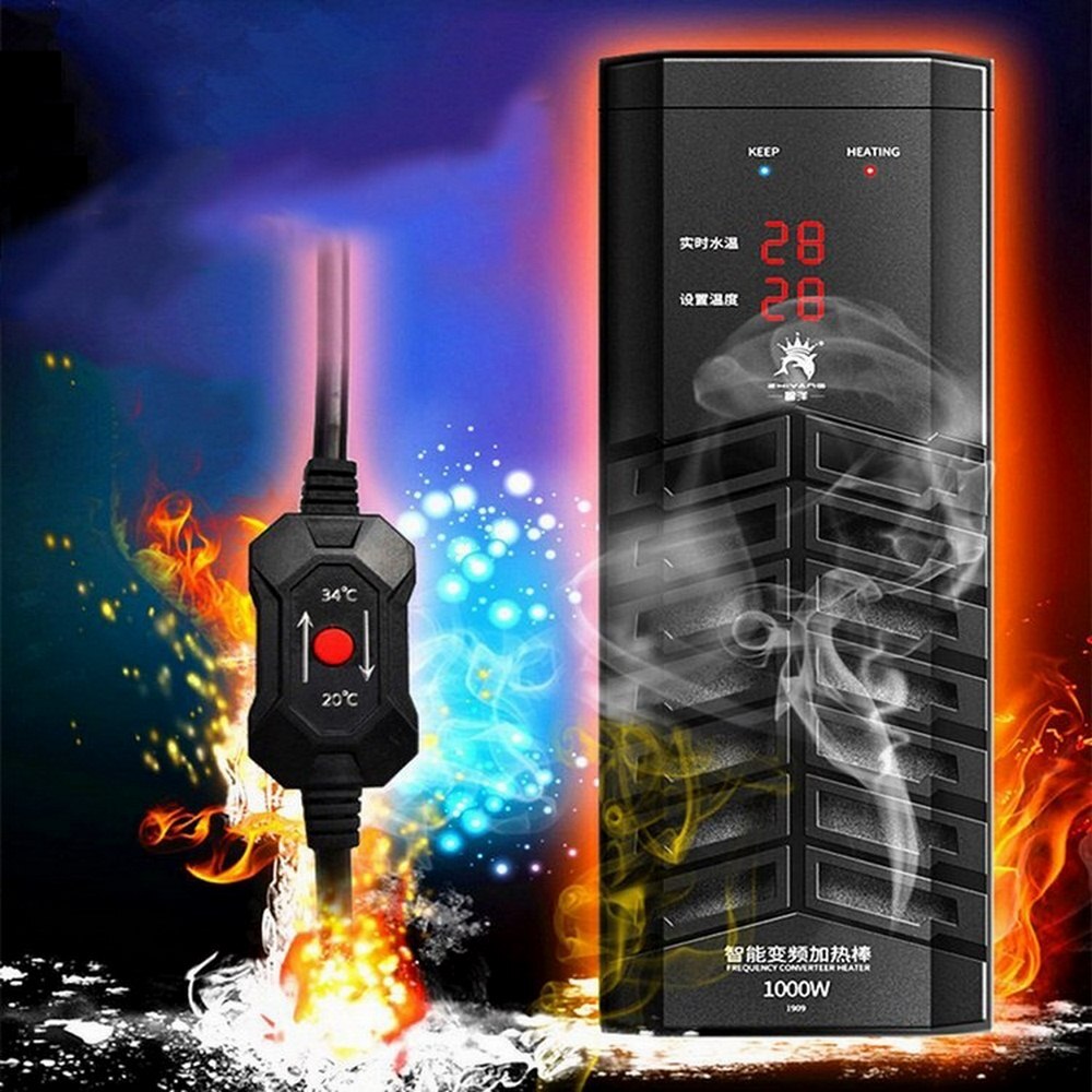 Aquarium Heater 300W 500W 800W 1000W 1200W 1500W Aquarium Heater Reef Fish Tank Dompelpompen verwarming Rod Voor Aquarium